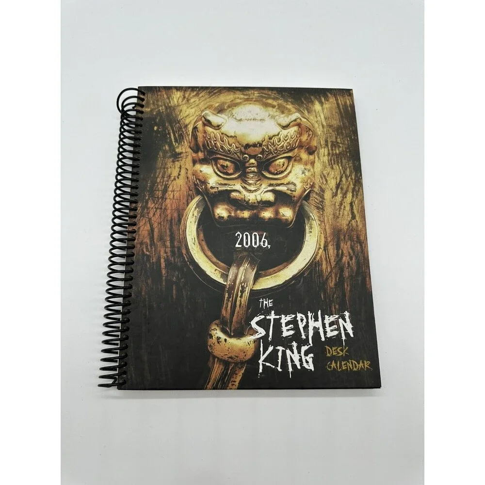 The Stephen King Library Desk Calendar 2006 Spiral-bound With Trivia & Facts NEW